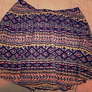 Tribal printed skirt